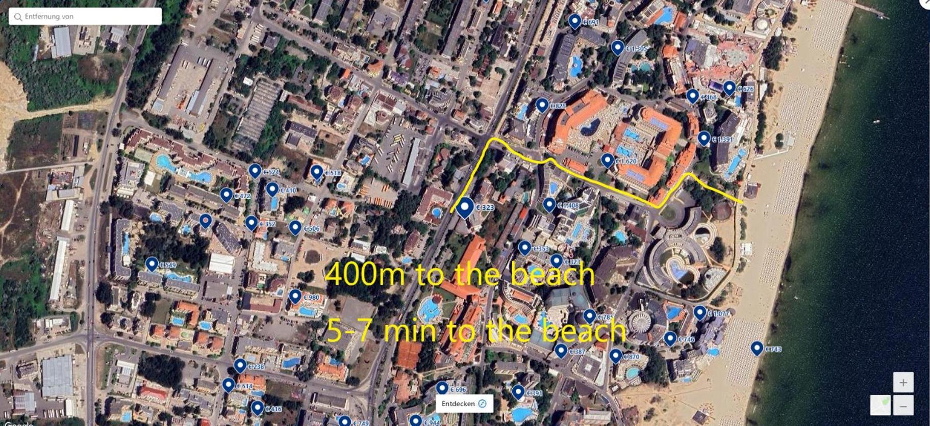 Apartment Ashton Hall - Sonnenstrand - Ost Slantchev Briag Extérieur photo